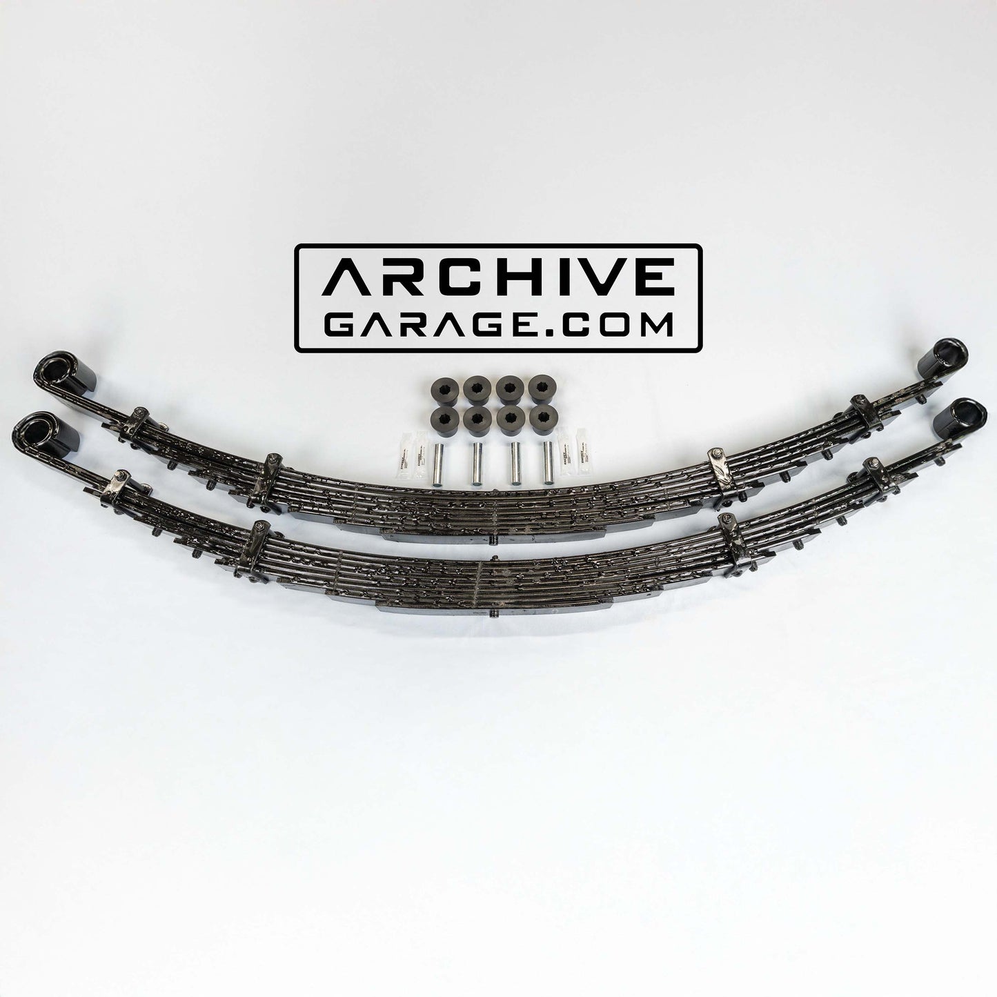Archive Explorer Series "HENRY HUDSON" 1st Gen Dodge Ram Rear 64" 9-leaf Springs Pair 1972-1993 W150 W250 W350 Cummins Ramcharger