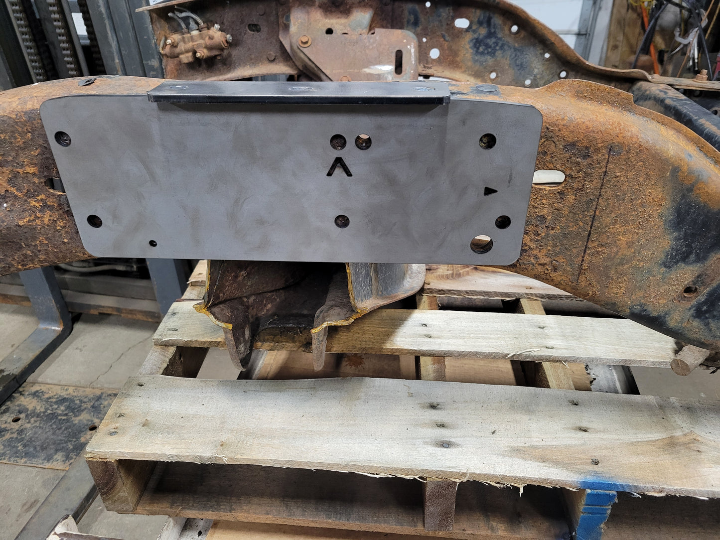1st Gen Dodge Ram Cummins 4X4 Conversion Drill Template Ramcharger