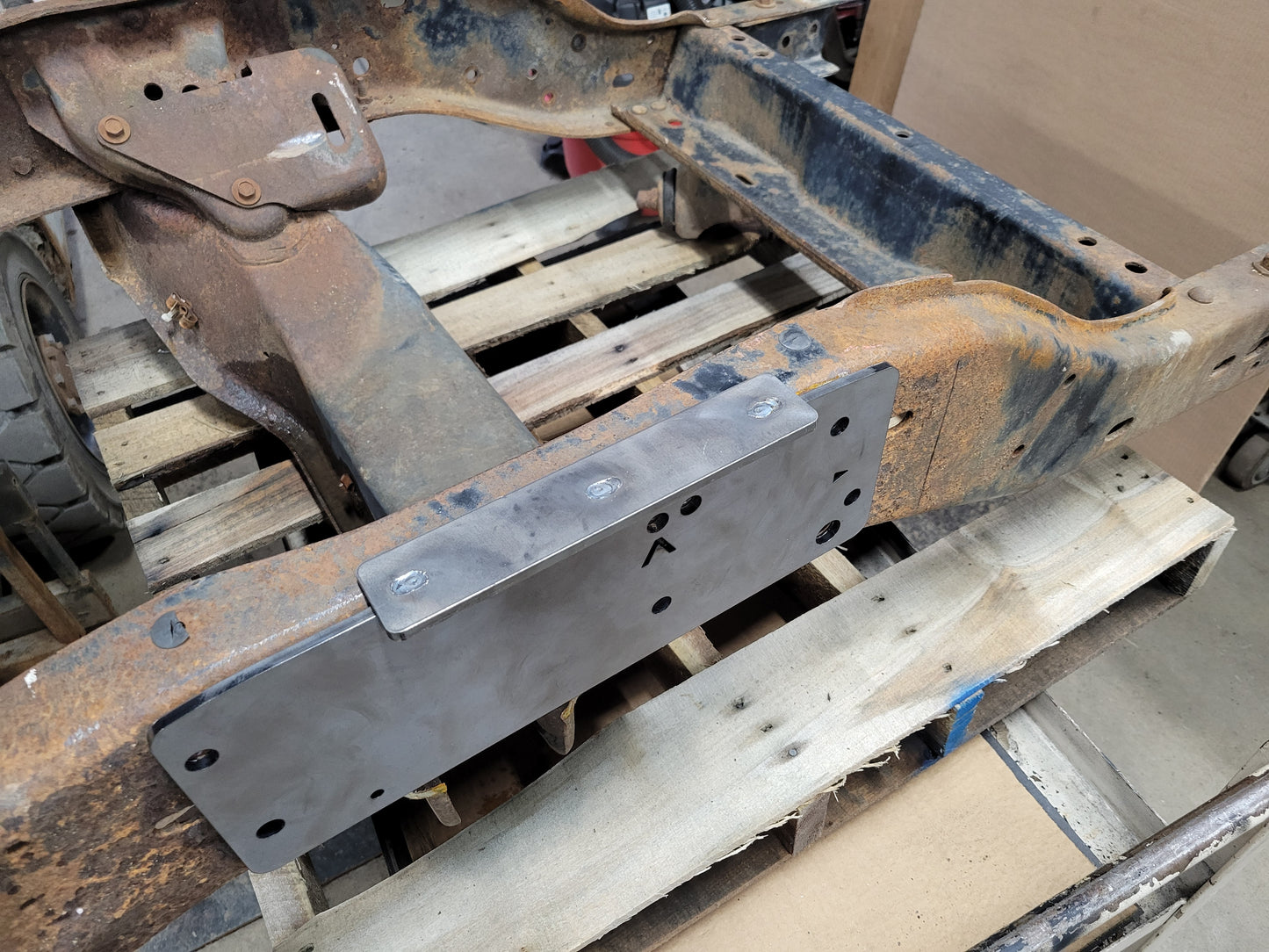 1st Gen Dodge Ram Cummins 4X4 Conversion Drill Template Ramcharger