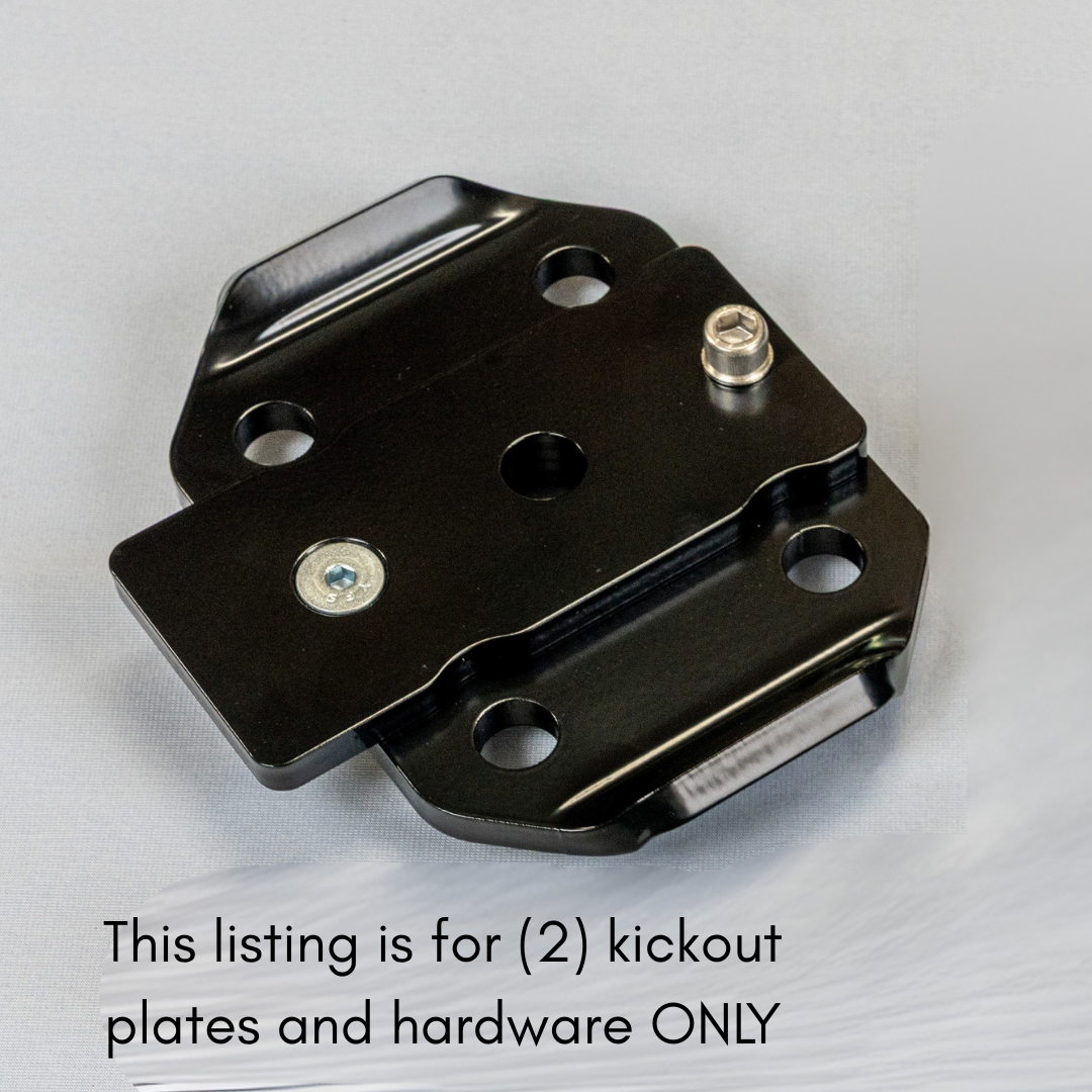 Bolt on Air Bump Plates with Kickout for Archive Garage U-Bolt Flip Kit (opt 5)