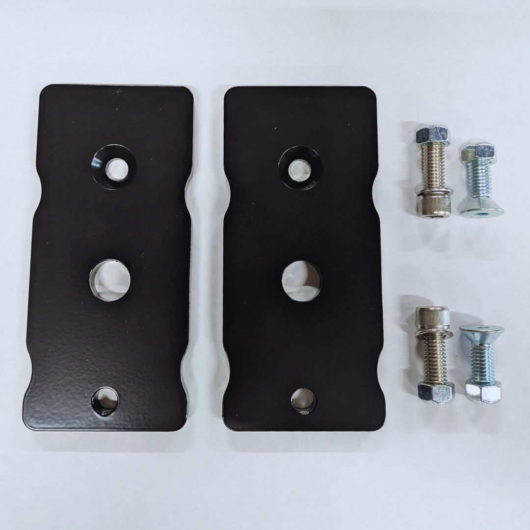 Bolt on Air Bump Plates with Kickout for Archive Garage U-Bolt Flip Kit (opt 5)