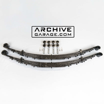 Archive Explorer Series "HENRY HUDSON" 1st Gen Dodge Ram Front 52" 7-leaf Springs Pair 1972-1993 W150 W250 W350 Cummins Ramcharger