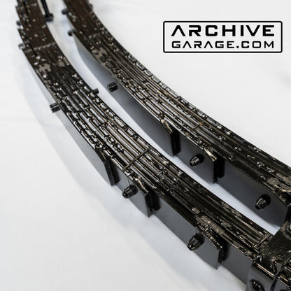 Archive Explorer Series "HENRY HUDSON" 1st Gen Dodge Ram Front 52" 7-leaf Springs Pair 1972-1993 W150 W250 W350 Cummins Ramcharger