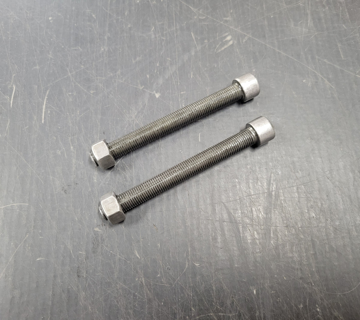 Zone Offroad Leaf Spring Center Bolts – 3/8 X 4 Inch – Pair ZONU3011 – Steel – Black – Rear Position