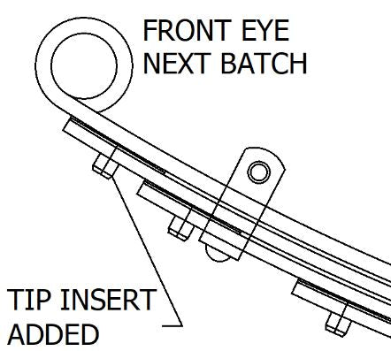 2000-2006 Tundra "SHACKLETON" Lift Leaf Springs Archive Explorer Series