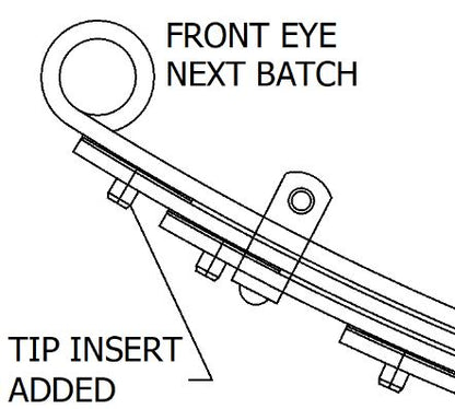 2000-2006 Tundra "SHACKLETON" Lift Leaf Springs Archive Explorer Series
