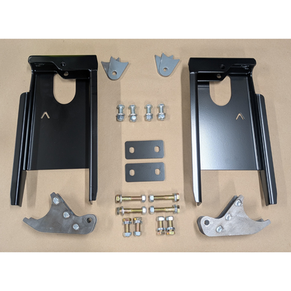 2005-2023 Tacoma Rear Shock Relocation Towers 2.5 x 12" to 14" Mid Travel