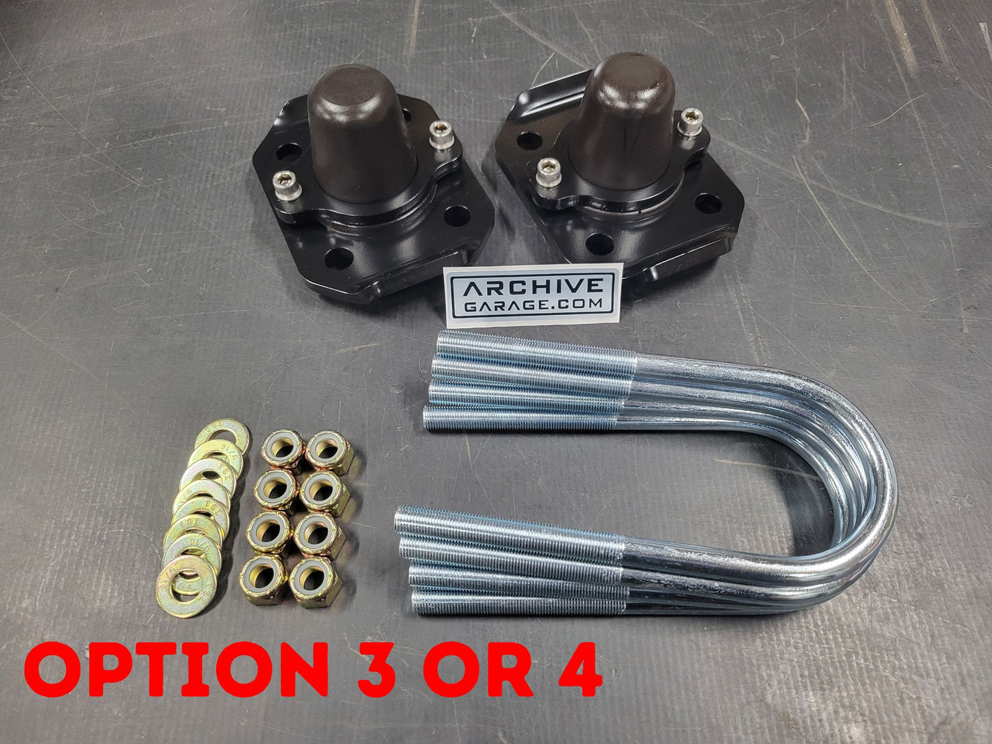 STEALTH HD TOYOTA U-BOLT FLIP KIT - 2G 3G 2005-2023 TACOMA & 1G 2000-2 ...