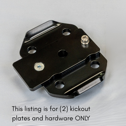 Bolt on Air Bump Plates with Kickout for Archive Garage U-Bolt Flip Kit (opt 5)