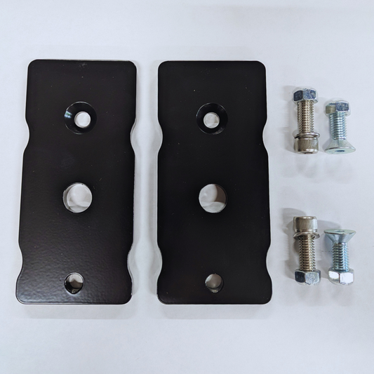 Bolt on Air Bump Plates with Kickout for Archive Garage U-Bolt Flip Kit (opt 5)