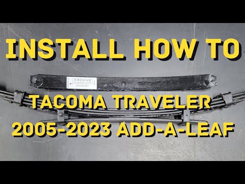 2005-2023 Tacoma Traveler Add-A-Leaf AAL (stock springs) – Archive