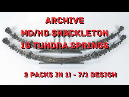 2000-2006 Tundra "SHACKLETON" Lift Leaf Springs Archive Explorer Series